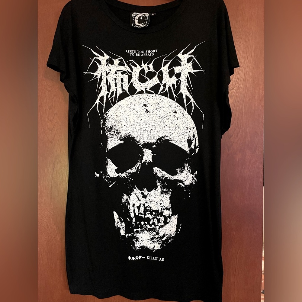 KILLSTAR Fearless black tunic dress. NWOT. Unworn.